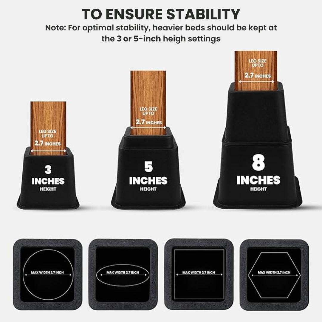 Adjustable Bed Risers