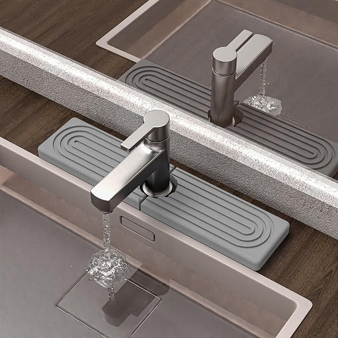 Quick Dry Stone Faucet Mat